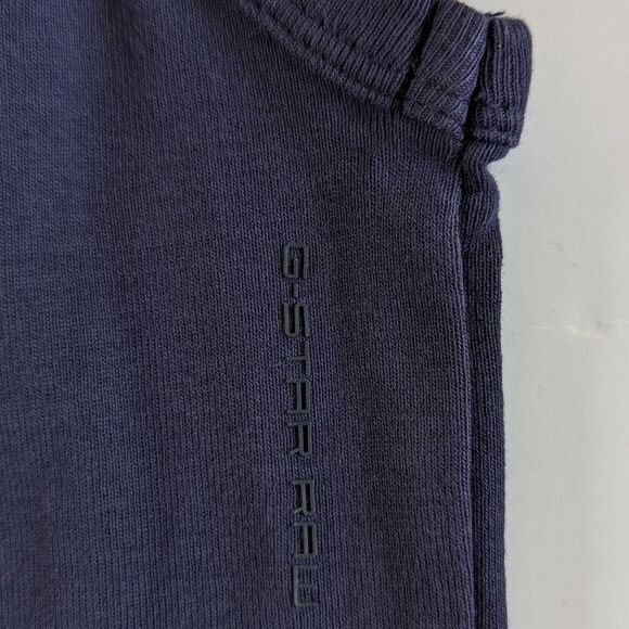 G-star Raw Women's Sleeveless Cotton Logo Tank Tops Sz S in Navy and White - Picture 9 of 16